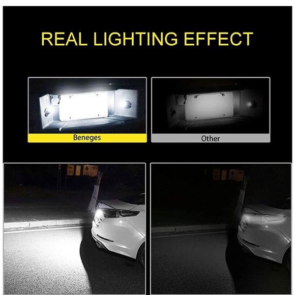 🆕 Beneges Xenon White LED License Plate Light - Picture 3 of 4